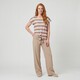 Gehaakt dames T-shirt met knoop