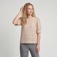 Kanten dames top beige