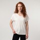 Twoday dames T-shirt wit met borduursels