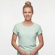 T-shirt dames groen