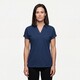 Dames polo blauw