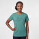 Dames T-shirt met opdruk groen