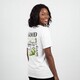 Dames T-shirt met backprint wit