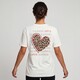 Dames T-shirt met backprint wit