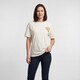 Dames T-shirt met backprint ecru