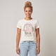 Dames T-shirt met opdruk wit