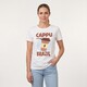 Dames T-shirt met opdruk wit