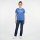 Dames T-shirt met opdruk blauw