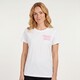 Dames T-shirt met backprint wit