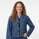 Korte dames spijkerjas blauw