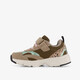 Suede meisjes sneakers beige
