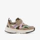 Suede meisjes sneakers beige