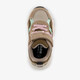 Suede meisjes sneakers beige