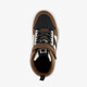 Hoge jongens sneakers bruin groen