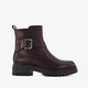 Leren dames boots bruin