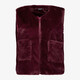 Dames gilet bordeauxrood