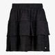 TwoDay meisjes rok met ruches en glitters zwart