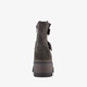 Dames biker boots met hak grijs