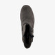 Dames biker boots met hak grijs