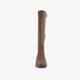 Hoge dames laarzen met hak taupe