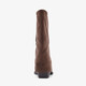 Slouchy dames cowboylaarzen met omslag bruin