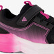 Meisjes sportschoenen zwart roze