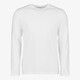 Heren T-shirt met lange mouwen wit