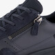 ECCO OTM W Low-Cut leren dames sneakers zwart