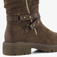 Dames bikerboots bruin