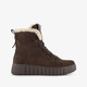 Xx bij dames veterboots gevoerd bruin