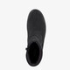 ECCO Classic Tred mid-cut leren dames boots zwart