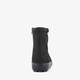 ECCO Classic Tred mid-cut leren dames boots zwart