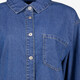 Denim dames blouse donkerblauw