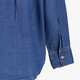 Denim dames blouse donkerblauw