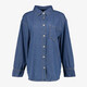 Denim dames blouse donkerblauw