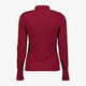 Dames top met lange mouwen bordeauxrood