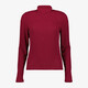 Dames top met lange mouwen bordeauxrood