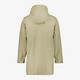 Lange gevoerde unisex regenjas beige