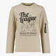 Jongen shirt met opdruk beige