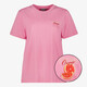 TwoDay dames T-shirt met backprint lichtroze
