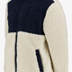 Jongens teddy tussenjas wit blauw
