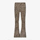 Meisjes flared legging met panterprint