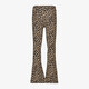 Meisjes flared legging met panterprint