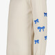Meisjes shirt met strikjes ecru blauw