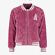 Furry meisjes baseball vest roze
