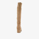 Hoge dames stretchlaarzen beige