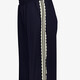 Dames broek met kanten biezen blauw