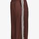 Dames broek met kanten biezen bruin