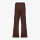 Dames broek met kanten biezen bruin