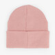 Meisjes muts met hartjes roze